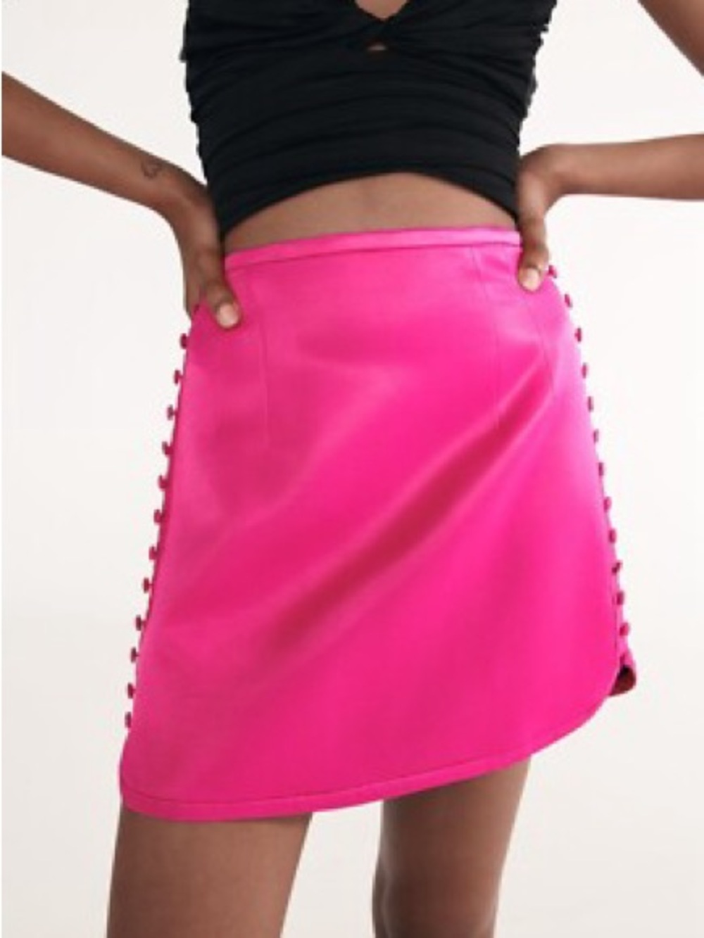Zara Hot Pink Women's Mini Skirt size small